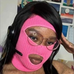 pink ski mask black woman