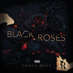 prada black rose