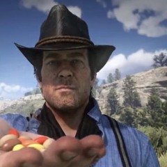 Arthur with Jelly beans