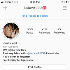 juulwrld999 on instagram
