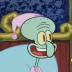 Smiling Bedtime Squidward
