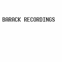 Barack Recordings - Studio Dedikering