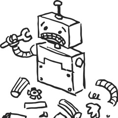 Robô em Manutenção