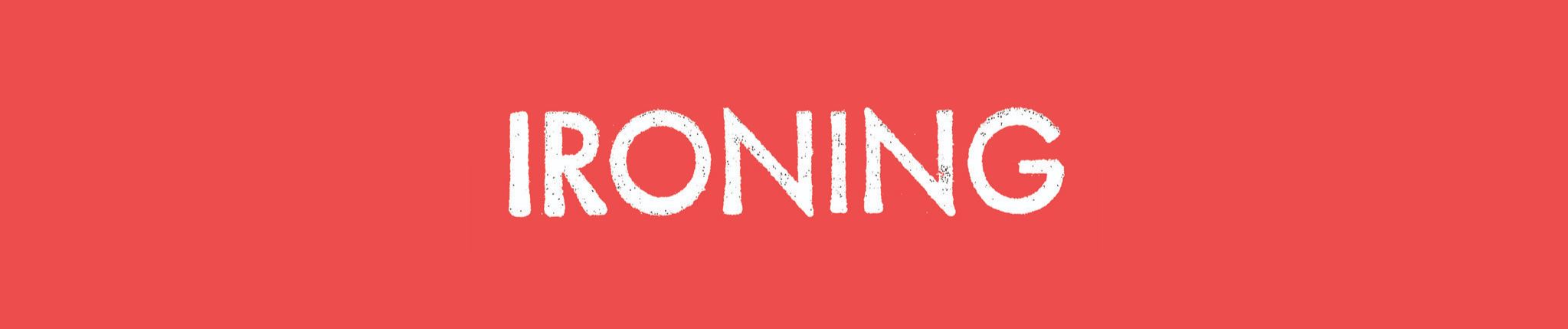 SoundCloud banner for @ironing