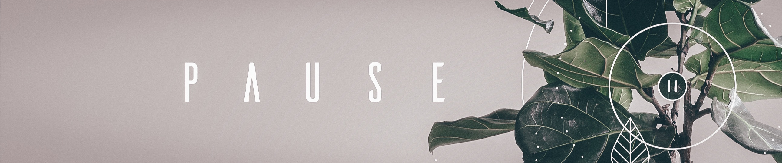 SoundCloud banner for @pause