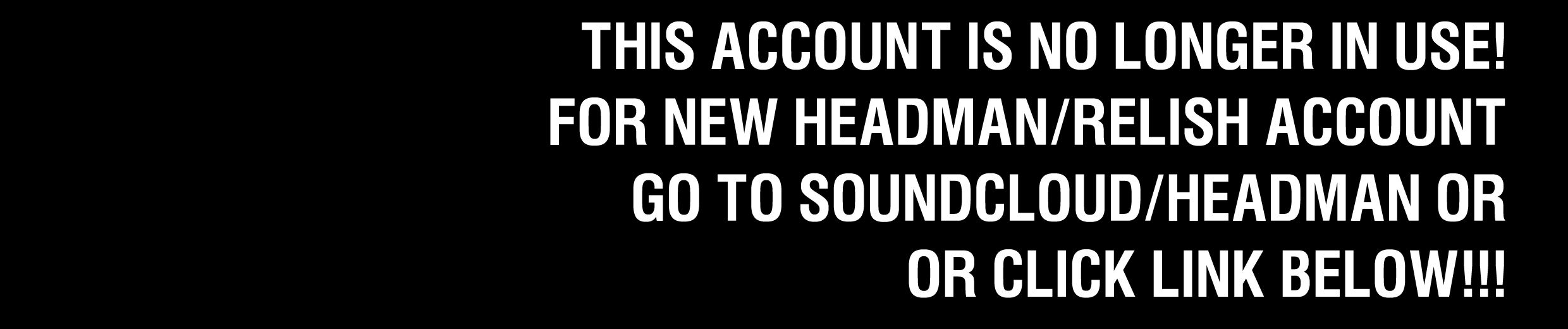 SoundCloud banner for @relish
