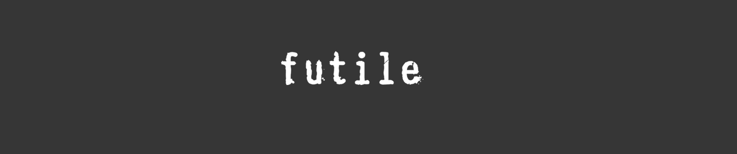 SoundCloud banner for @futile