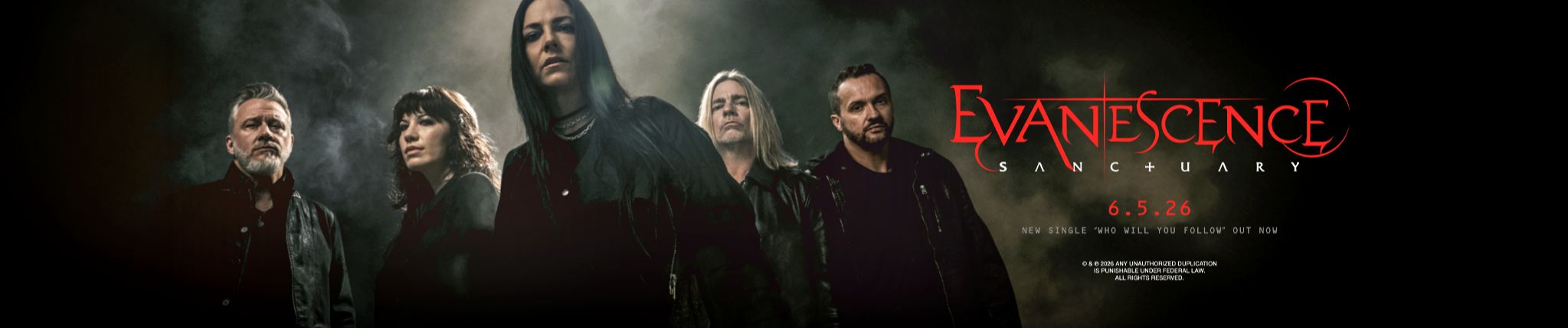 SoundCloud banner for @evanescence
