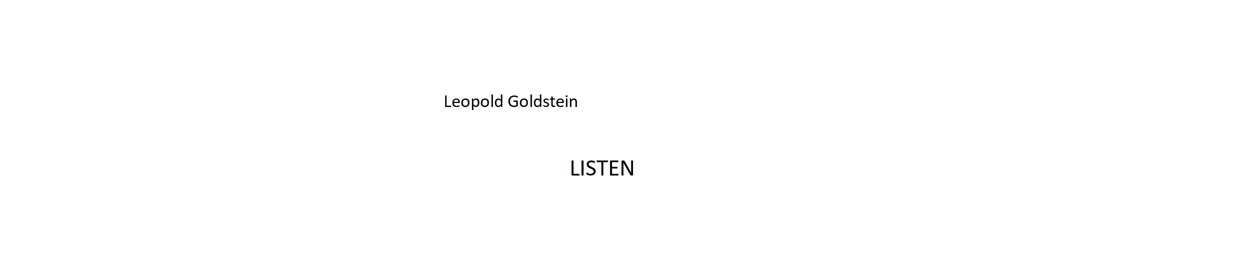 Leopold Goldstein