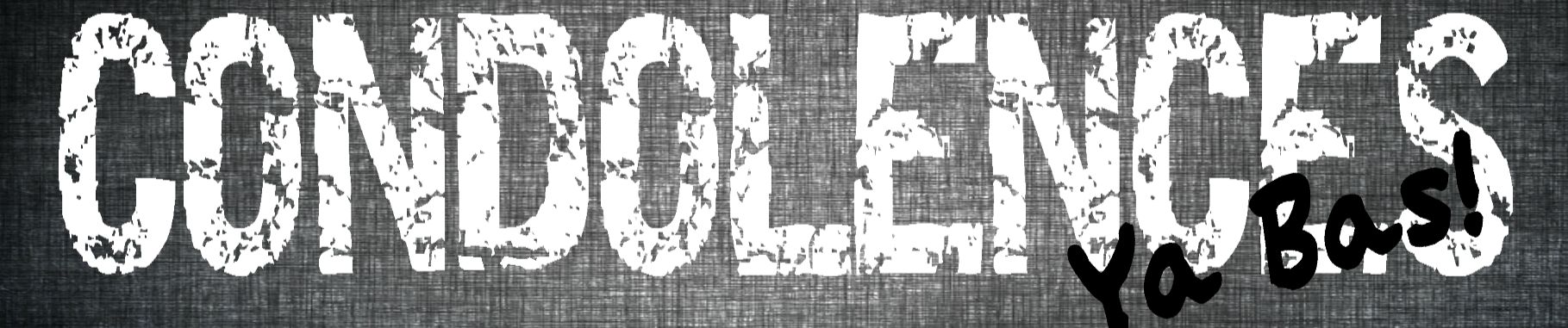 SoundCloud banner for @condolences