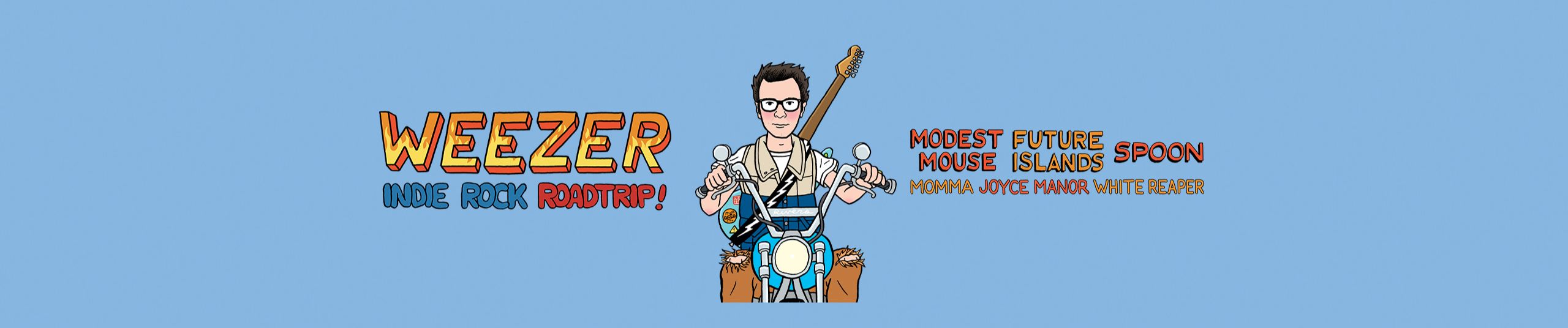 SoundCloud banner for @weezer