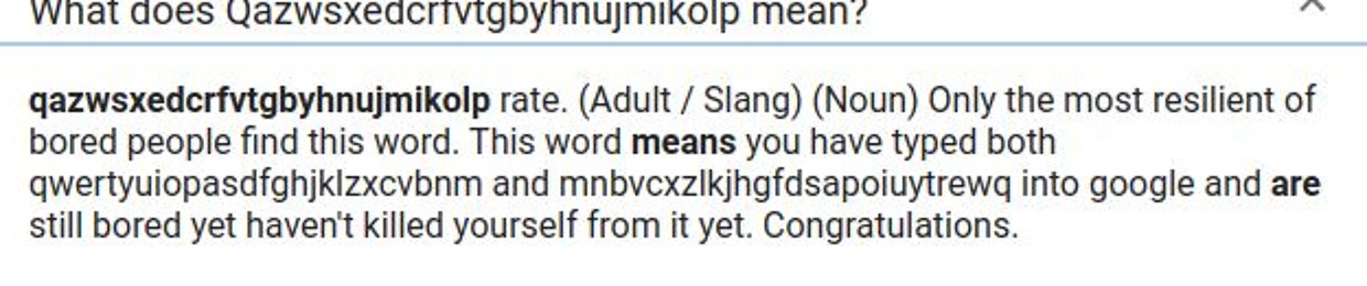 When you get so bored that you type Qwertyuiopasdfghjklzxcvbnm