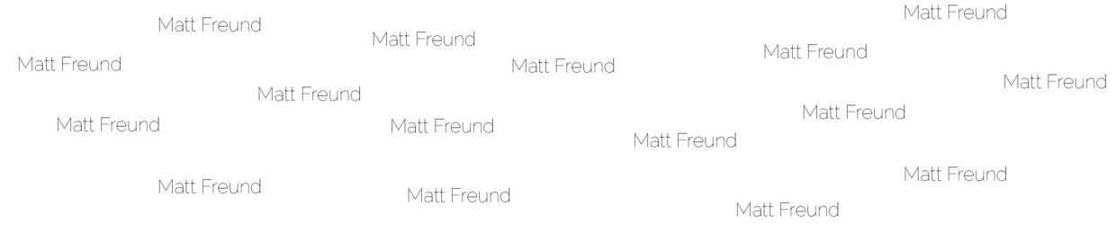Matt Freund (Repost)
