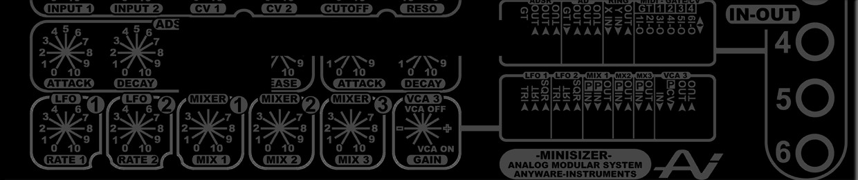 Electronic Music Synthesizer ANYWARE-INSTRUMENTS