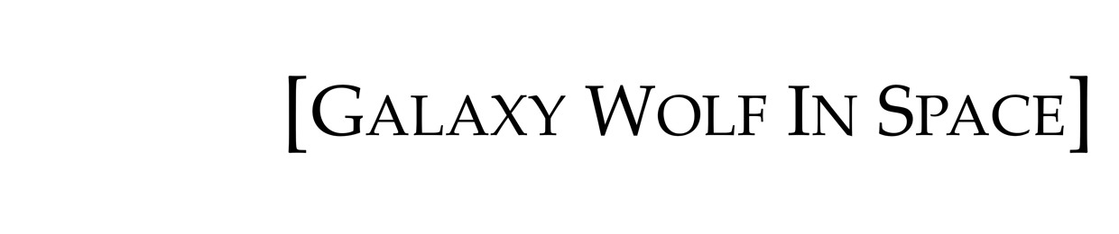 Galaxy Wolf In Space