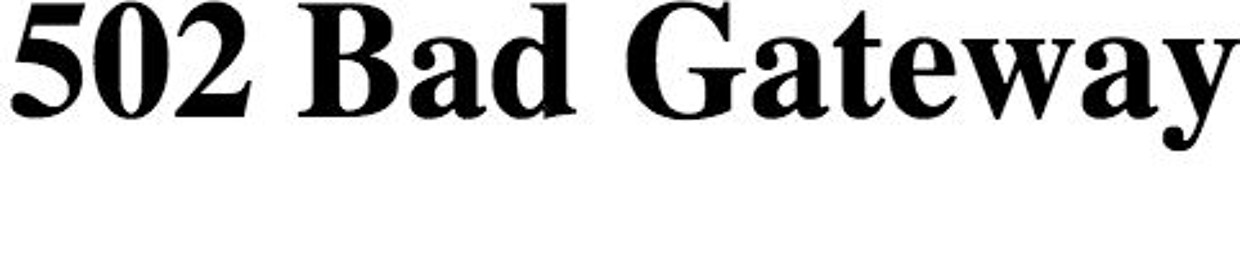 502 Bad Gateway