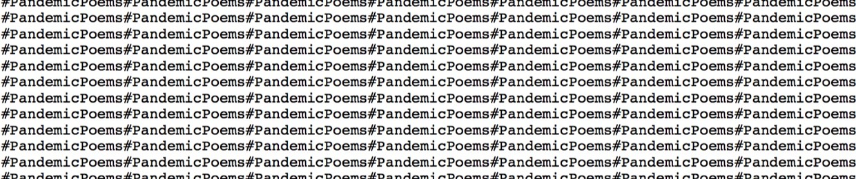 Samuel West #PandemicPoems
