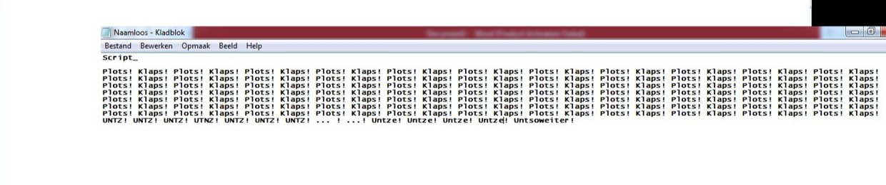 Plots! Klaps!* [ Joey Hätz II )_