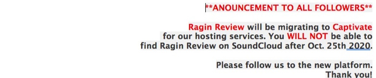 Ragin Review