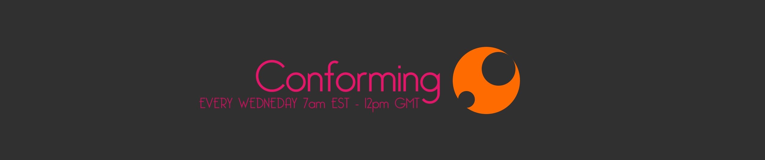 SoundCloud banner for @conforming