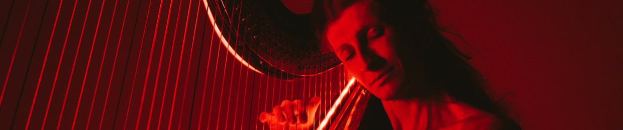 MARTINA STOCK | electroacoustic harp with light