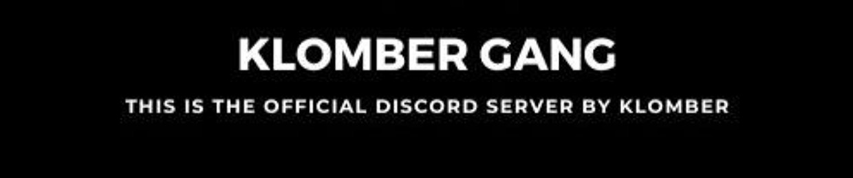 ≡ Klomber ≡