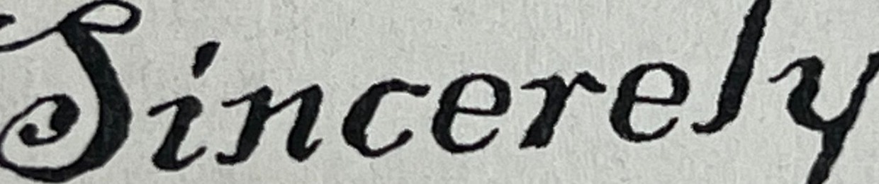 S1NCERELY