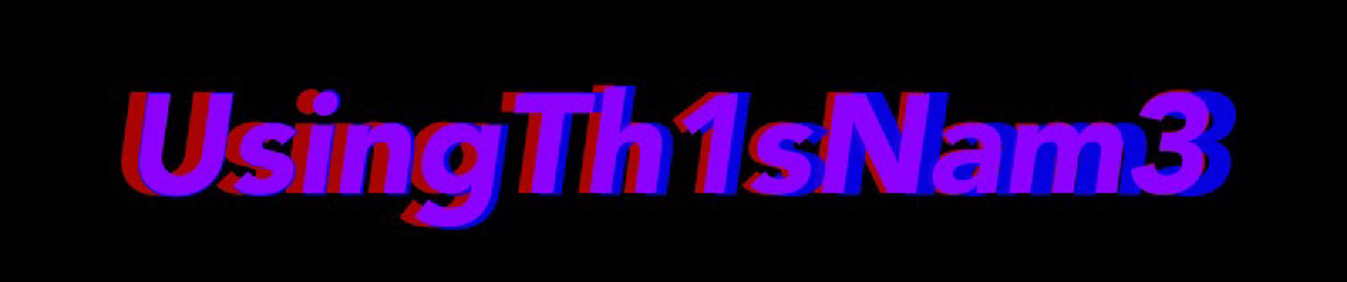 UsingThisName