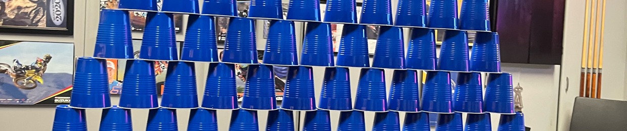 Blue solo cups