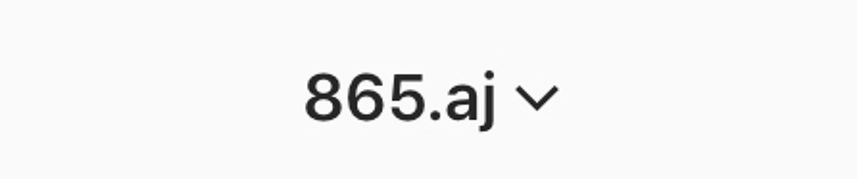 865 Aj