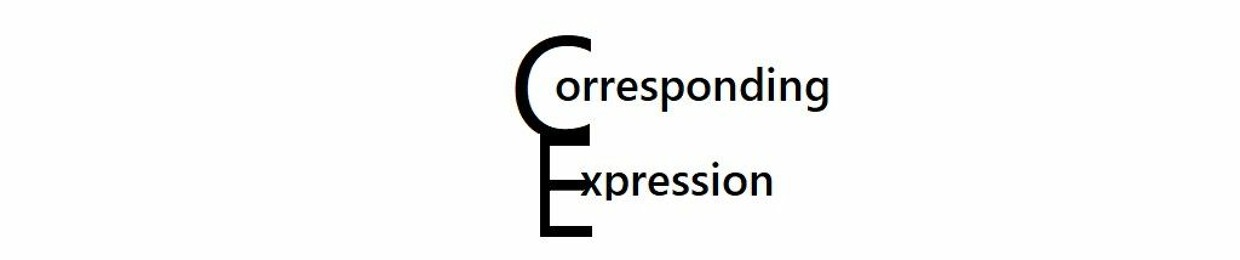 Corresponding Expression