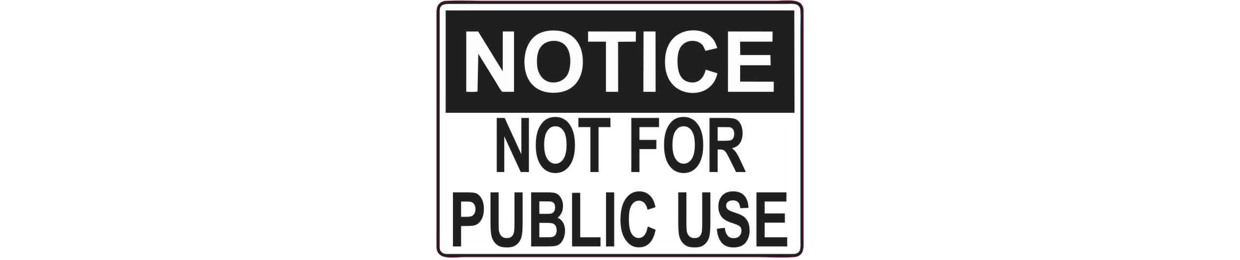 no public use radio