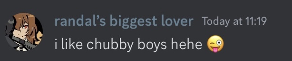 i like chubby boys hehe😜