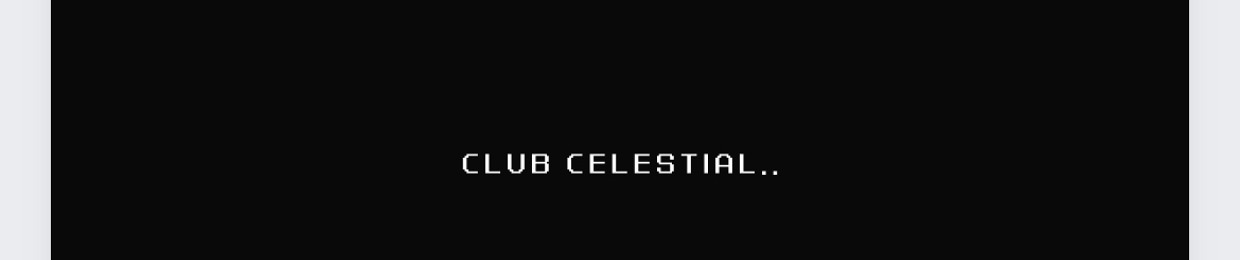 CLUB CELESTIAL RECORDS.