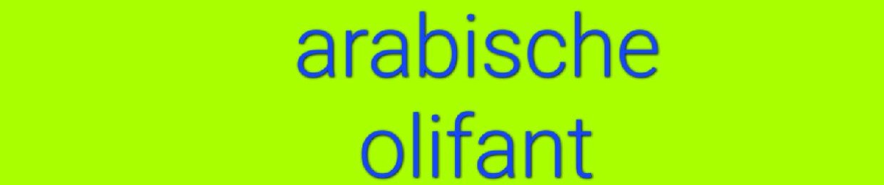 Arabische Olifant